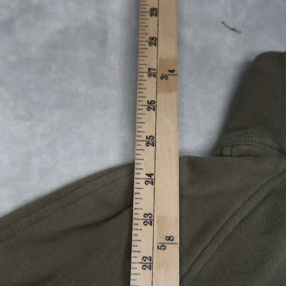 Lululemon Sweatshirt Women XS/S Green Scuba Pullover Ribbed‎ 1/4 Zip Oversized